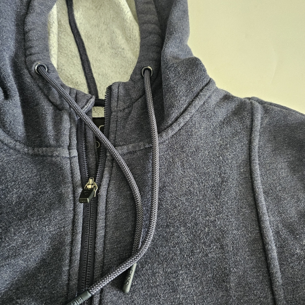 Figs Full Zip Hoodie Womens Medium Surgical Blue Comfort Medical Nurse - Picture 3 of 7